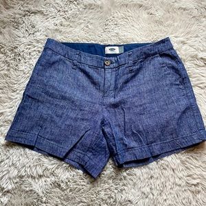 Old Navy Linen Jean Pixie Short